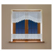 Dekorační vitrážová žakárová záclona THOSUND 30 bílá 300x30 cm (cena za spodní díl) MyBestHome