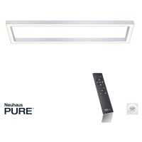 PURE PURE Lines LED stropní svítidlo, hranaté, hliník