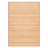 Bambusový koberec 120x180 cm hnědý