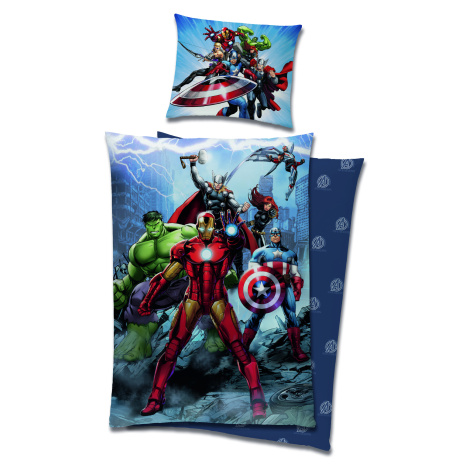 Carbotex Ložní povlečení - Marvel Avengers 140 x 200 cm