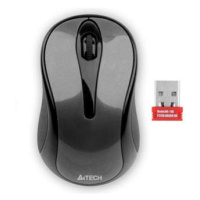 A4Tech Myš G3-280N, 1000DPI, 2.4 [GHz], optická, 3tl., bezdrátová, černá, 1 ks AA, klasická, V-T