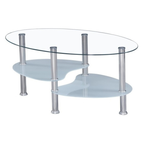 GALID konferenční stolek, ocel/sklo Tempo Kondela