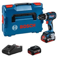 BOSCH GSB 18V-90 C (2x 4Ah) aku příklepová vrtačka