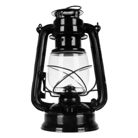 Černá petrolejová lampa 24cm Iso Trade