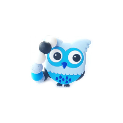 KidPro - Silikonové kousátko: Sovička modrá
