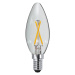 STAR TRADING LED svíčka žárovka E14 B35 2W 2700K filament 250lm