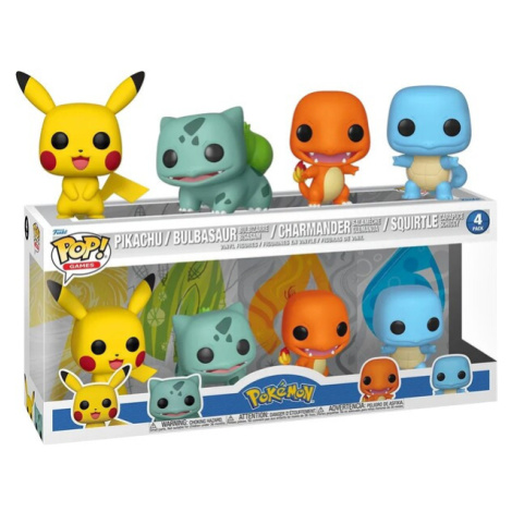 Funko POP Games: Pokémon - Starters 4-Pack (EMEA)