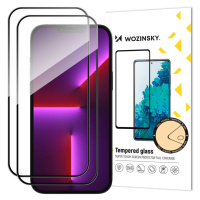 Wozinsky 2x Celoplošně lepené tvrzené sklo 9H na iPhone 15 6.1