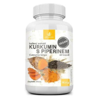 Allnature Kurkumin s piperinem bylinný extrakt 60 kapslí