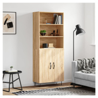 vidaXL Skříň highboard dub sonoma 69,5 x 34 x 180 cm kompozitní dřevo