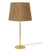 GUBI Stolní lampa GUBI 9205, mosaz, bambusové stínidlo, výška 58 cm