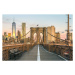 Fotografie Brooklyn Bridge and Lower Manhattan at, Onfokus, 40 × 26.7 cm