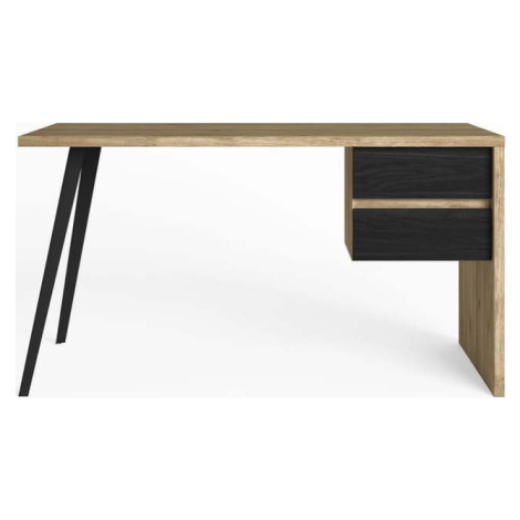 Pracovní stůl s deskou v dubovém dekoru 69x136 cm Eliot – Marckeric