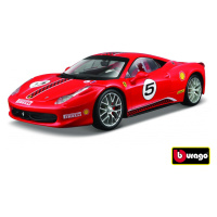 Bburago Ferrari Racing 458 Challenge červená 1:24