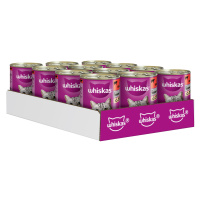 Whiskas 1+ konzerva 12 x 400 g - 1+ hovězí v želé