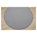 Vopi koberce Kusový koberec Porto šedý kruh  - 400x400 (průměr) kruh cm