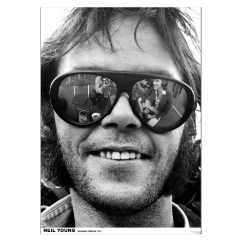 Plakát, Obraz - Neil Young - Oakland 1974, 59.4x84 cm