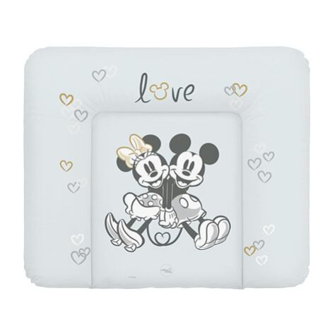 CEBA Podložka přebalovací měkká na komodu (85x72) Disney Minnie & Mickey Grey CebaBaby