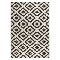 NORTHRUGS - Hanse Home koberce Kusový koberec Twin-Wendeteppiche 103129 schwarz creme – na ven i