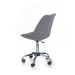 Kancelářská otočná židle COCO — ekokůže / látka, více barev Šedá látka