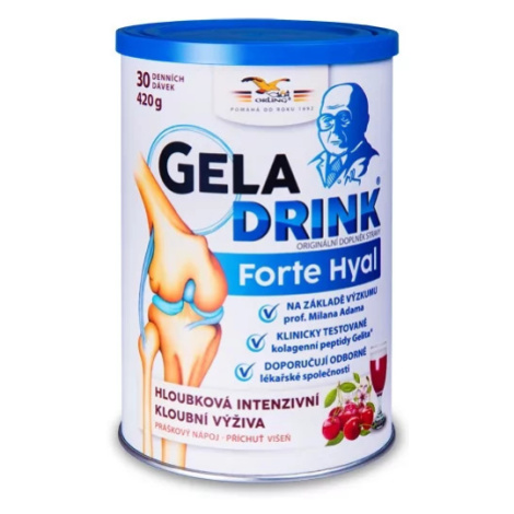Geladrink Forte HYAL práškový nápoj višeň Geladrink - 420 g