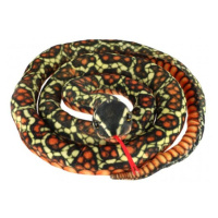 Teddies Had plyšový 200cm černo-oranžovo-žlutý