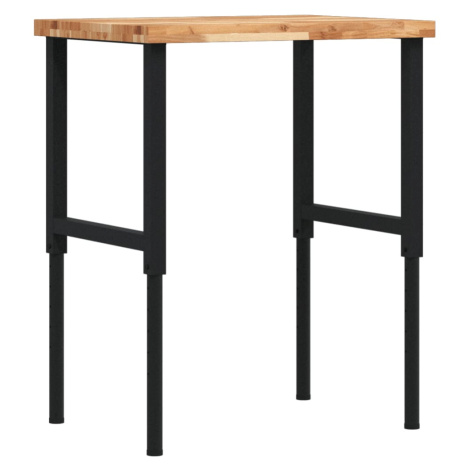 vidaXL Pracovní stůl 80 x 60 x (73–99,5) cm masivní akácie obdélníkový