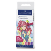 Popisovač Faber Castell Pitt Artist Pen Manga Shojo 2 6ks Faber-Castell