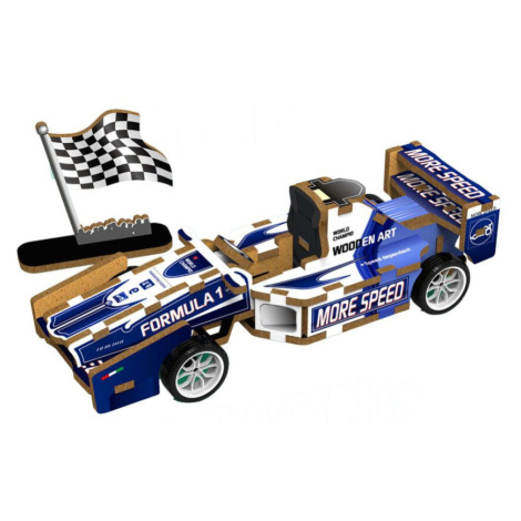 3D puzzle dřevěné - Formule 14 cm, Wiky kreativita, W035429