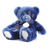 Plyšový medvídek Midnight Blue Ours Collection Doudou et Compagnie modrý 30 cm od 0 měsíců