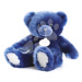 Plyšový medvídek Midnight Blue Ours Collection Doudou et Compagnie modrý 30 cm od 0 měsíců