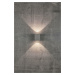 NORDLUX venkovní nástěnné svítidlo Canto Kubi 2 2x6W LED šedá čirá 49711010