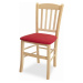 Masiv židle Pamela - čalouněný podsedák Barva korpusu: Buk, látka: Friga 7