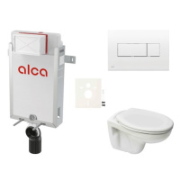 Cenově zvýhodněný závěsný WC set Alca k zazdění + WC S-Line S-line Pro SIKOAP4