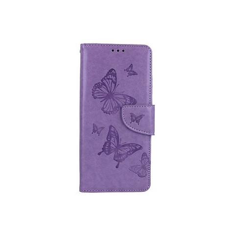 TopQ Pouzdro Xiaomi Redmi 12C knížkové Butterfly fialové 113207