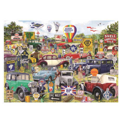 GIBSONS Puzzle Motoring Memorabilia Rally 1000 dílků 145321