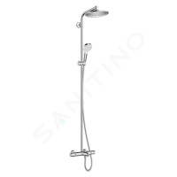 HANSGROHE Crometta Termostatická vanová baterie Showerpipe S 240, chrom 27320000