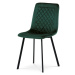 Jídelní židle NOVET — látka, kov, více barev Zelená