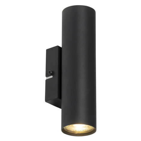 Moderní chytré nástěnné svítidlo černé včetně 2 WiFi GU10 - Jeana QAZQA