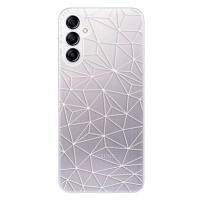 iSaprio Abstract Triangles 03 pro white pro Samsung Galaxy A14 / A14 5G