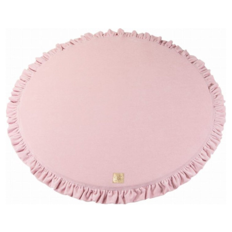 Růžová dětská hrací podložka ø 100 cm – Meowbaby