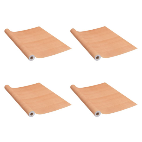 vidaXL Samolepící tapety na nábytek 2 ks japonský dub 500 x 90 cm PVC