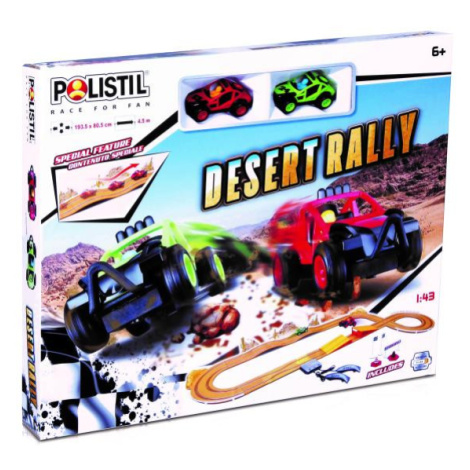 Pólisti Autodráha Desert Rally Slot Set Polistil