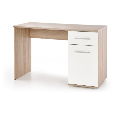 Halmar LIMA B-1 desk, color: white / sonoma oak