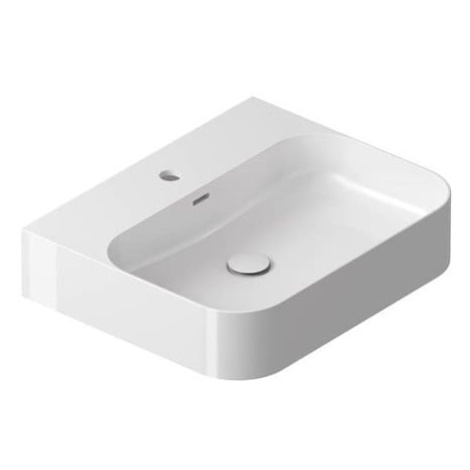 Ravak Ceramic Slim umyvadlo na desku 55x45 cm otvor pro baterii uprostřed XJX01155006