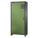 asecos Ohnivzdorná skříň na nebezpečné látky, typ 30, 1 dveře, šířka 864 mm, rezedová zelená