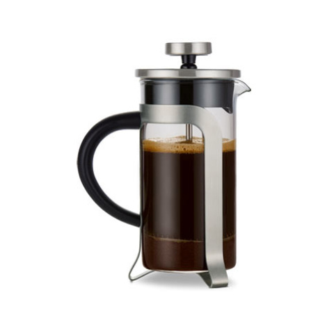 Konvička french press se stlačovacím sítkem 300 ml, stříbrná