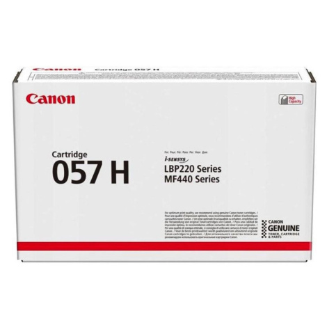 Canon 057H - originální Černá