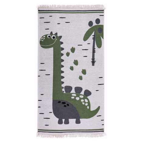Praktik home s.r.o. AKCE: Dětský kusový koberec Natur Dinosaurus - 80x150 cm