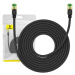 Kabel Baseus Braided network cable cat.8 Ethernet RJ45, 40Gbps, 8m (black)